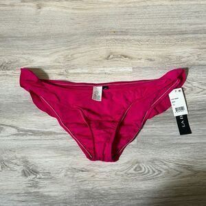 LA BLANCA side ruffle bikini bottom size 14